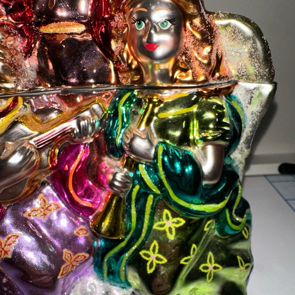 Christopher Radko Angel Christmas Cookie Jar Candy Jar - Picture 4 of 11